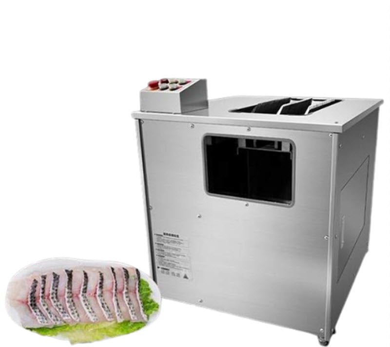 เครื่องหั่นปลาไฟฟ้าอัตโนมัติ รุ่น华营 สำหรับปลาและเนื้อ ขนาดกะทัดรัด ใช้งานง่าย