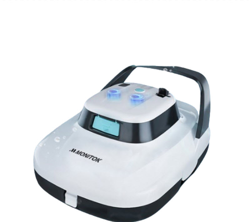 เครื่องดูดฝุ่นอัตโนมัติไร้สายสำหรับสระว่ายน้ำและบ่อปลา ขนาดกะทัดรัด ทำความสะอาดพื้นบ่อ水