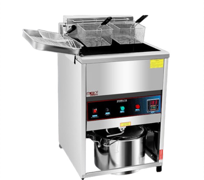 หม้อทอดอเนกประสงค์ตั้งโต๊ะ ขนาดใหญ่ ระบบอัจฉริยะ กำลังไฟสูง ใช้แก๊ส เหมาะสำหรับร้านค้าและงานอีเวนท์