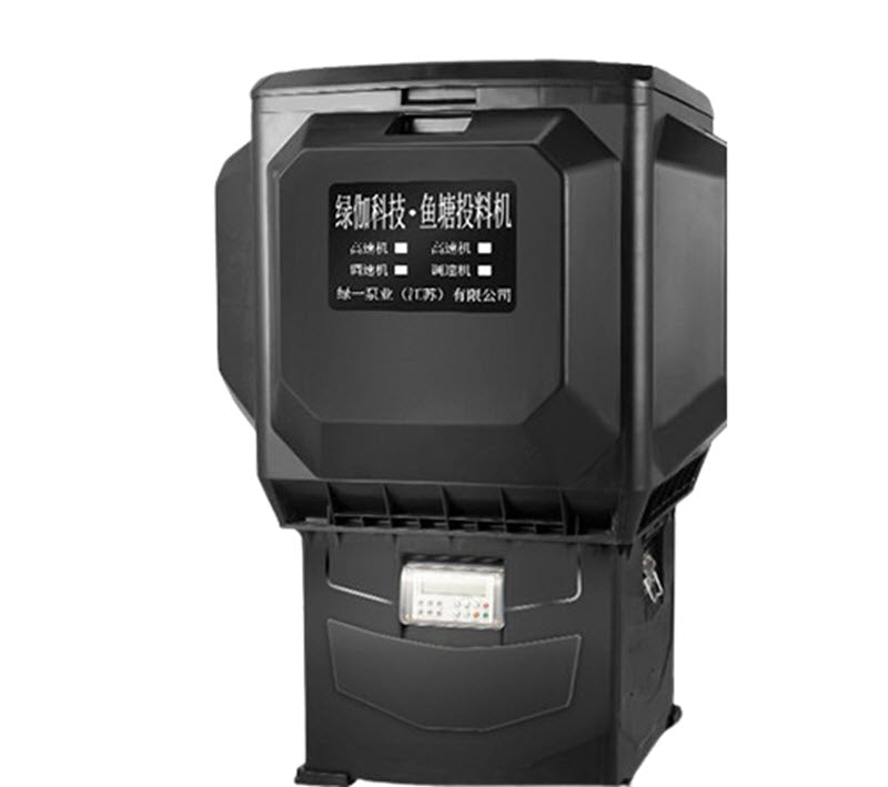 เครื่องให้อาหารปลาอัตโนมัติ ขนาดใหญ่ สำหรับเลี้ยงปลาและปลานิล รุ่นเวลา ตั้งเวลาได้