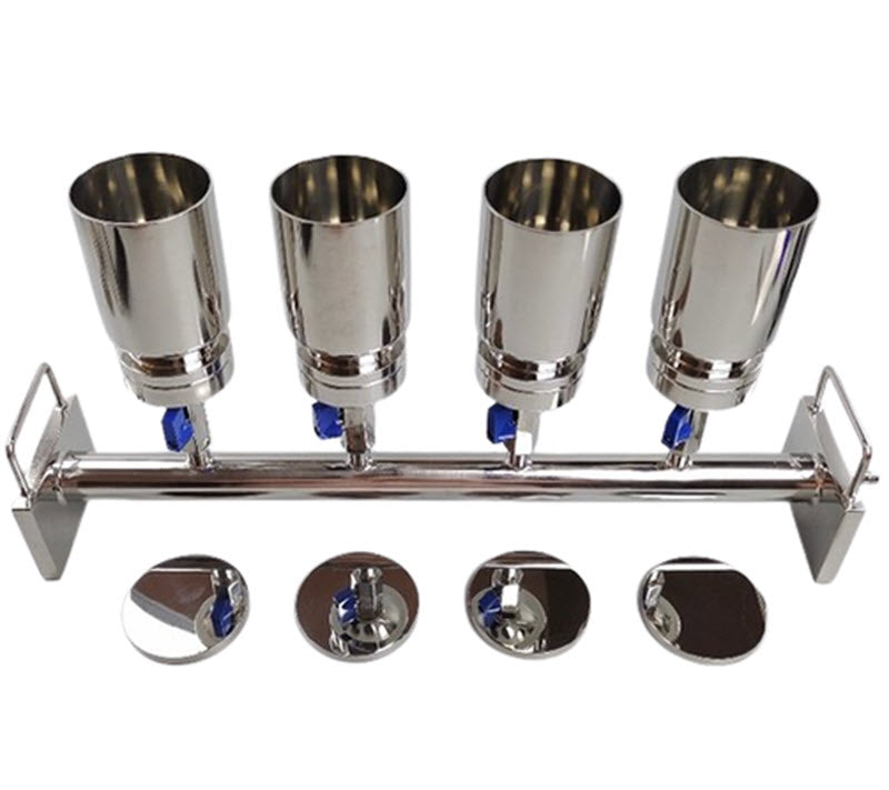 ฟิลเตอร์กรองน้ำบริสุทธิ์สำหรับตรวจสอบเชื้อจุลินทรีย์ในห้องแลป แบบสแตนเลส รุ่นคลิปล็อค