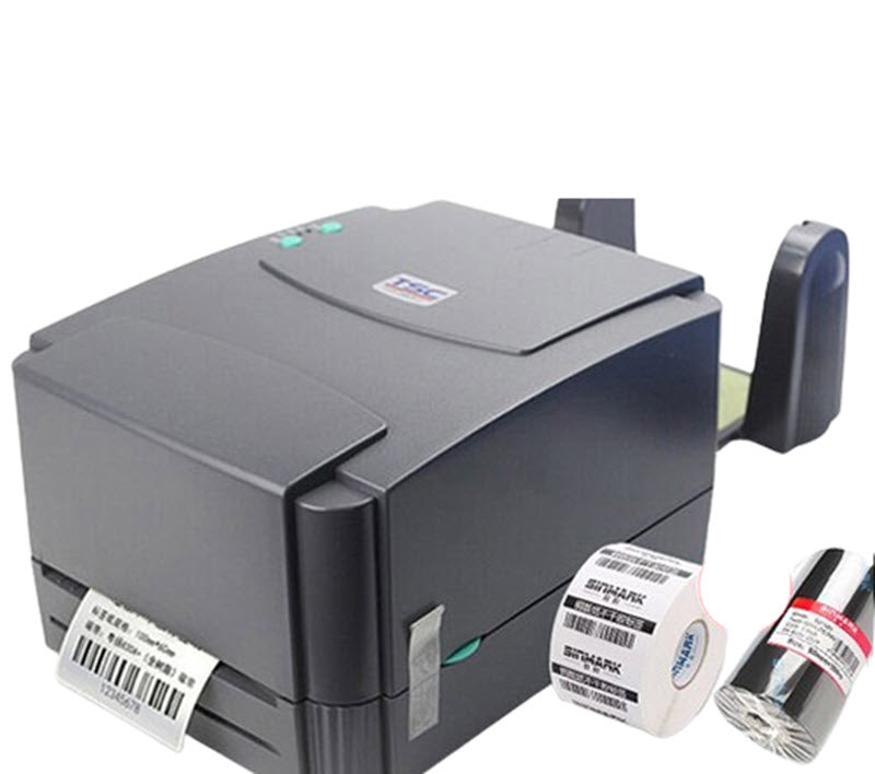 เครื่องพิมพ์บาร์โค้ด TSC TTP-244PRO รุ่นความร้อน ใช้พิมพ์สติกเกอร์ ฉลากสินค้า ใบส่งของ