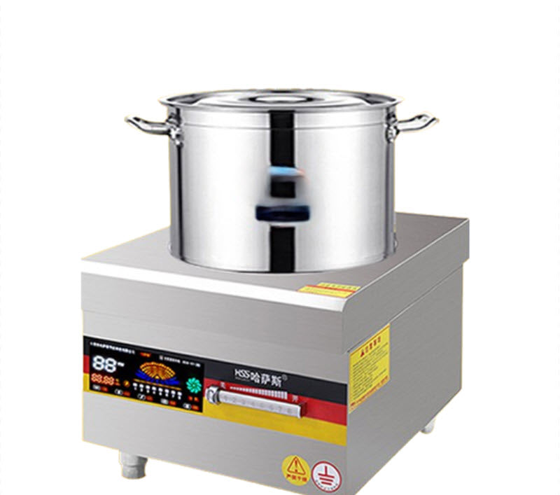 เตาแม่เหล็กไฟฟ้าสำหรับเชิงพาณิชย์ 10000W รุ่น Hasa สุดแรงสำหรับต้มซุปและอาหารจานด่วน