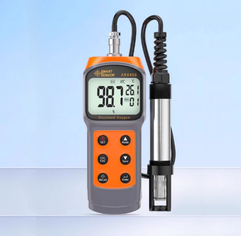 เครื่องวัดออกซิเจนในน้ำแบบพกพา สำหรับเลี้ยงปลา - ตรวจสอบคุณภาพน้ำและออกซิเจนในบ่อปลา