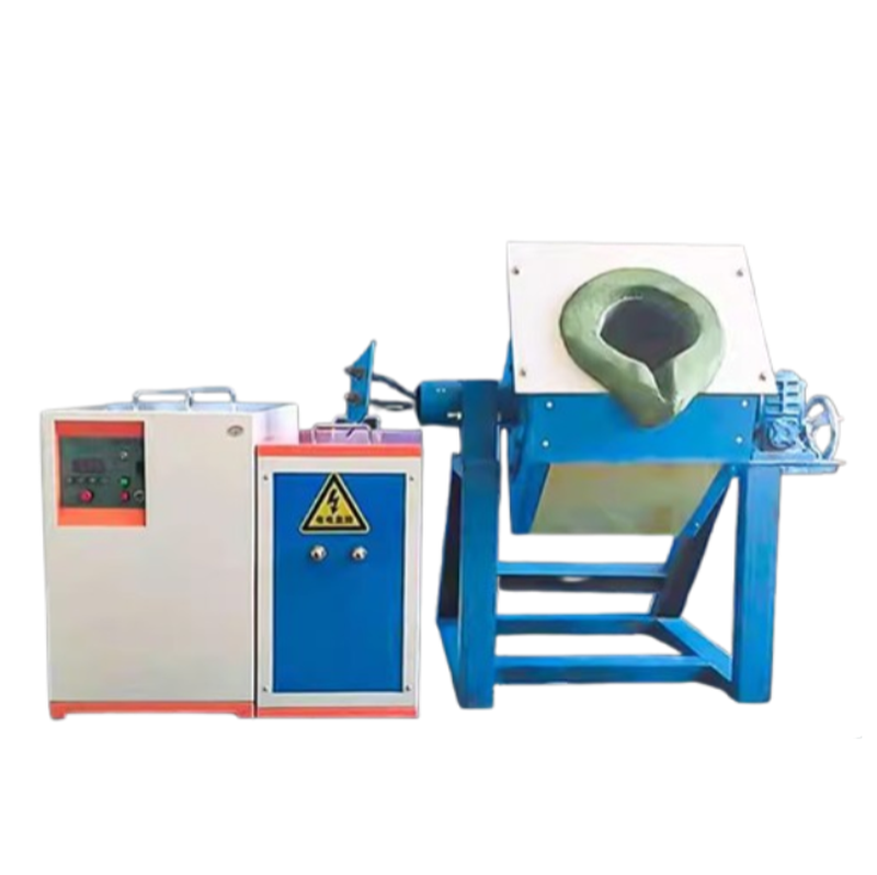 เตาอุ่นโลหะขนาดเล็ก รุ่นสูงความถี่ สำหรับหลอมทองแดง อลูมิเนียม เงิน เหล็ก ดีไซน์ประหยัดพลังงาน