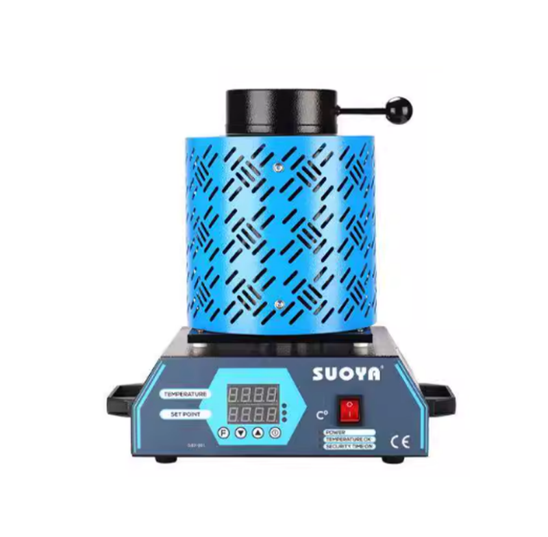 เตาเผาโลหะขนาดเล็ก รุ่น High Temp สำหรับหลอมทอง เงิน ทองแดง อลูมิเนียม ขนาดกระทัดรัด