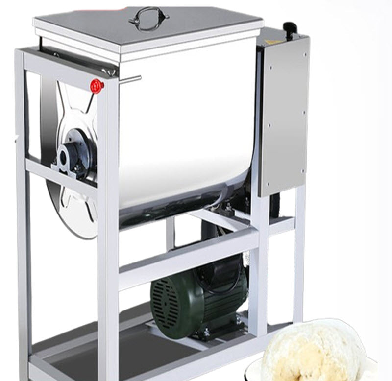 เครื่องนวดแป้งอัตโนมัติ 50 กก. สแตนเลส สำหรับทำอาหารและไส้ ขนาดใหญ่ รุ่นใหม่