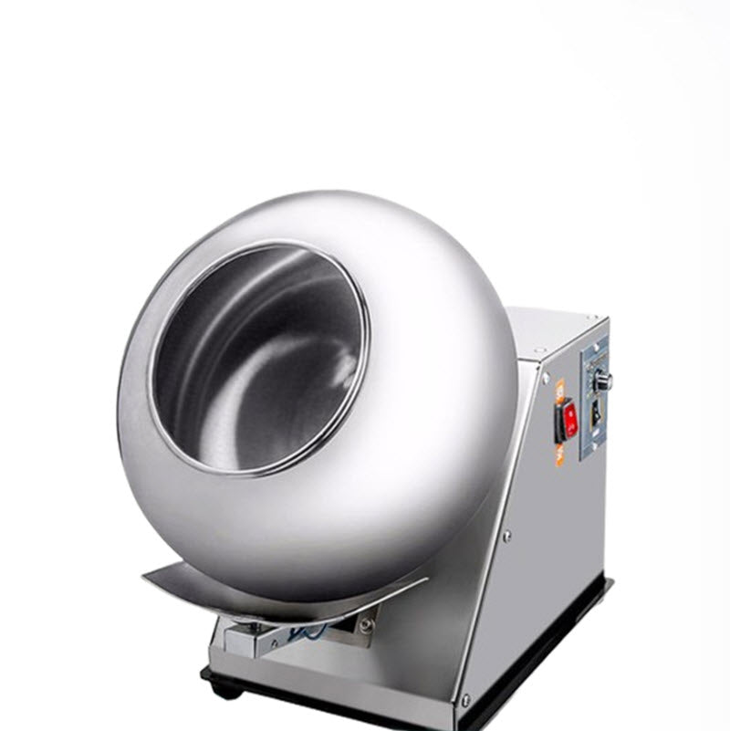 เครื่องทำลูกชิ้นสมุนไพรขนาดเล็ก พร้อมระบบเคลือบและอบแห้ง เชิงพาณิชย์