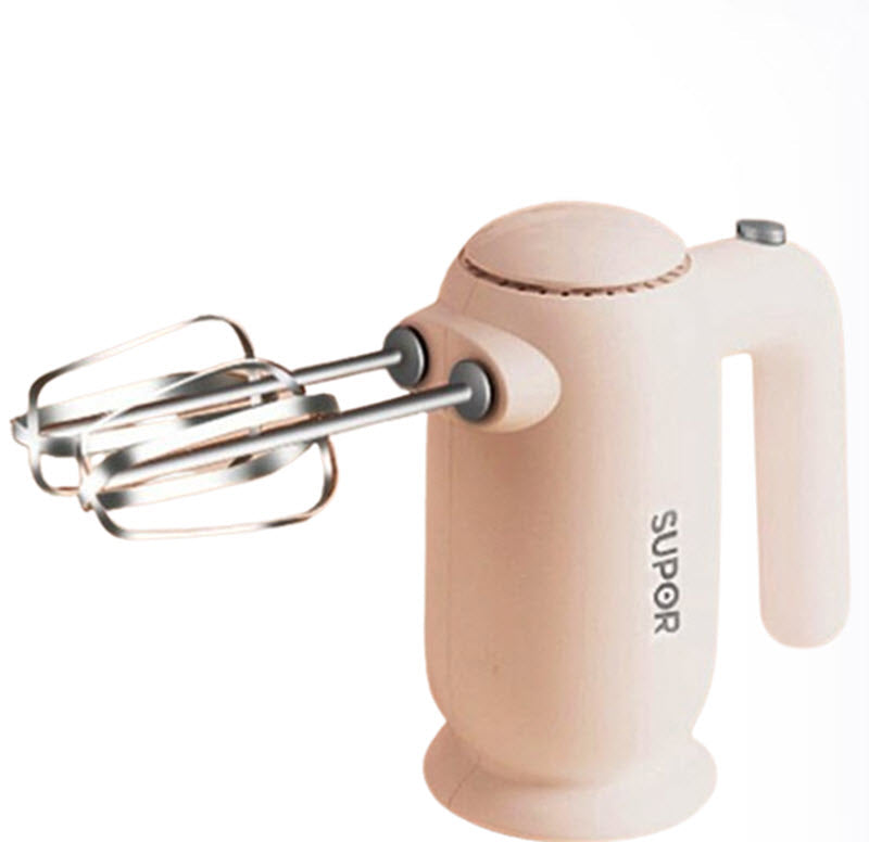 เครื่องตีไข่ไฟฟ้า ซุปเปอร์ ขนาดเล็ก ใช้ในบ้าน สำหรับทำเค้กและตีครีม รุ่นพกพาสะดวก