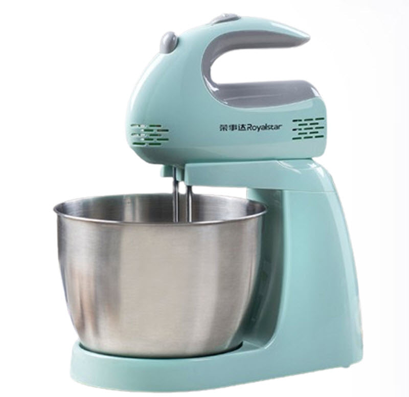เครื่องตีไข่อัตโนมัติ รุ่น 荣事达 ขนาดเล็ก สำหรับทำขนม เบเกอรี่ เครื่องตีครีม 300W
