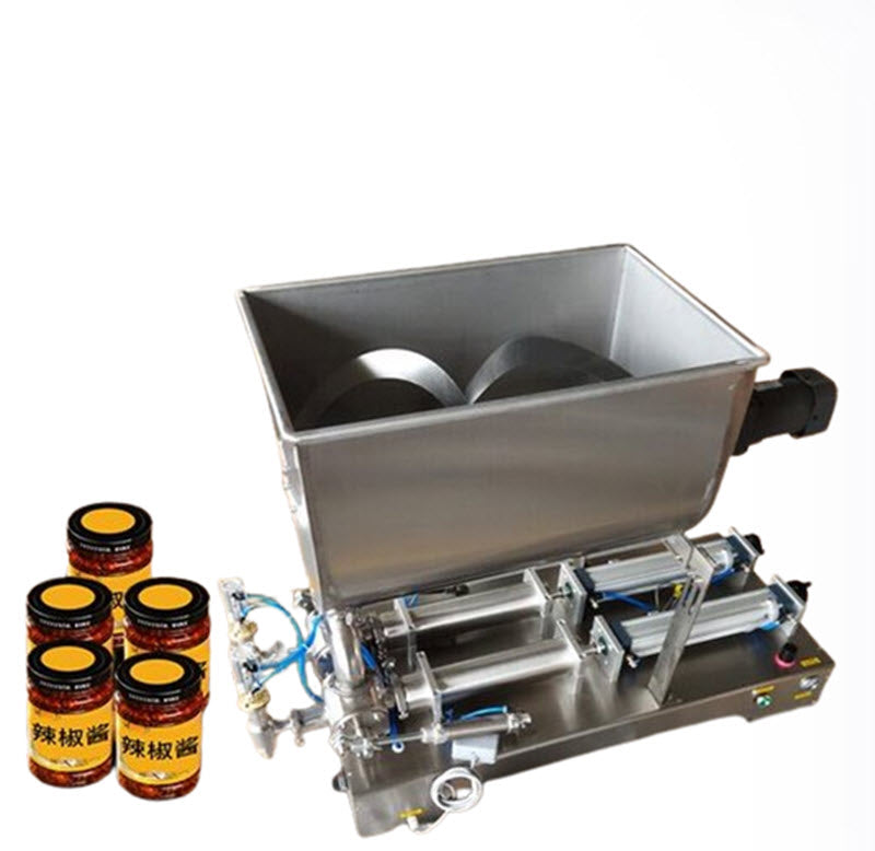 เครื่องบรรจุซอสพริกแบบอัตโนมัติ รุ่นอุ่นผสม พลังงาน 220V ขนาดกะทัดรัด เหมาะสำหรับทำซอสและน้ำจิ้ม