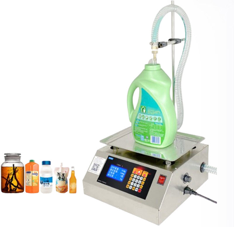 เครื่องบรรจุของเหลวอัตโนมัติ ขนาดเล็ก สำหรับน้ำขนมซักผ้า น้ำมัน อาหาร 10-1000ml