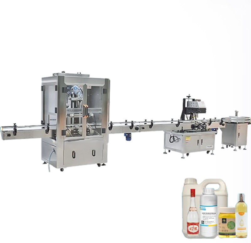 เครื่องบรรจุของเหลวอัตโนมัติ ขวดซิลินด์สำหรับน้ำผึ้ง น้ำมัน อาหาร เครื่องดื่ม ขนาดเล็ก