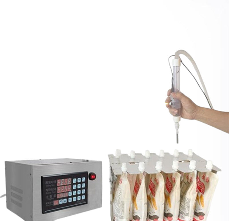 เครื่องบรรจุถุงซักผ้าอัตโนมัติ ขนาดเล็ก รุ่นดูดน้ำผึ้ง สำหรับน้ำเต้าหู้ สูงถึง 100 องศา