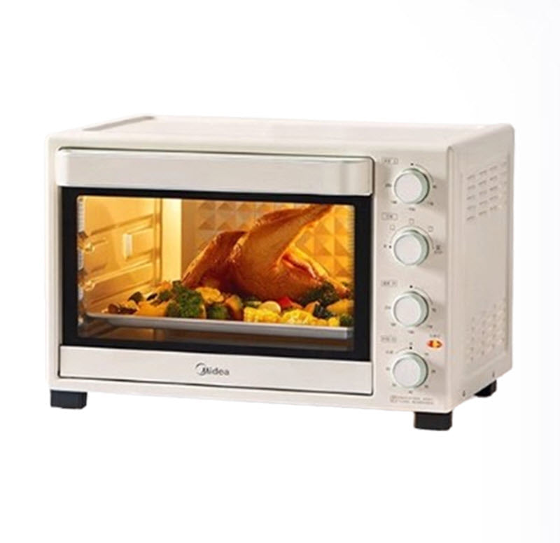 เตาอบไฟฟ้า Midea รุ่น MG38CBAA ขนาด 40 ลิตร หม้อทอดอากาศมัลติฟังก์ชัน ใช้ในบ้าน