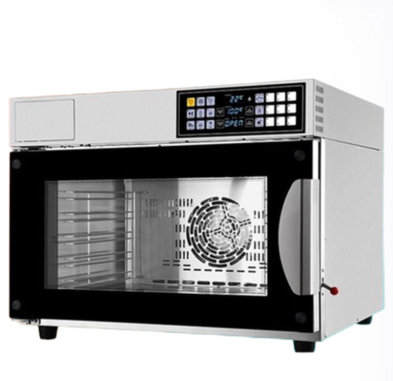 เตาอบลมร้อนขนาดใหญ่ รุ่นผสมไอน้ำ 30 ลิตร สำหรับเบเกอรีและทำอาหาร เชิงพาณิชย์