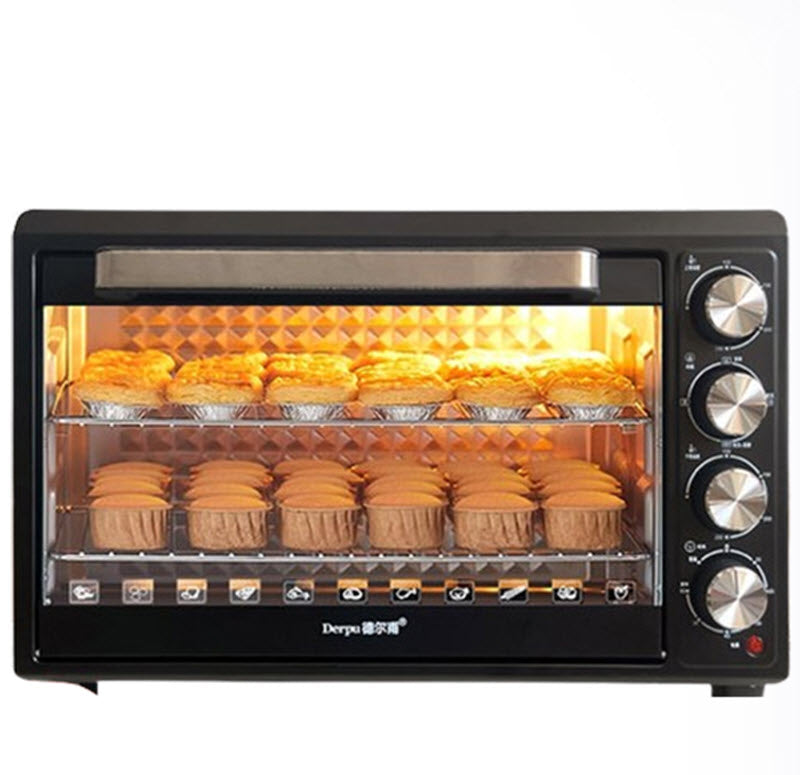 เตาอบไฟฟ้าขนาดใหญ่ 48L/60L รุ่นใหม่ 2025 ระบบลมร้อน อเนกประสงค์ สำหรับอบขนมและใช้งานเชิงพาณิชย์