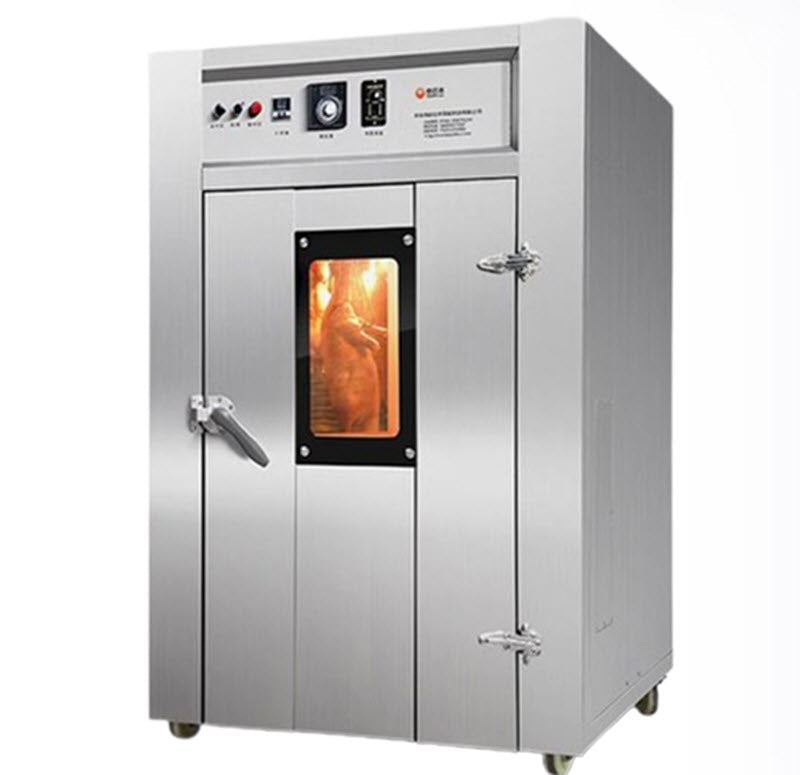 เตาอบเป็ดย่างอัตโนมัติ แบบใช้แก๊ส-ไฟฟ้า สแตนเลส ขนาดเชิงพาณิชย์ หมุนได้ สําหรับย่างเป็ด-ไก่