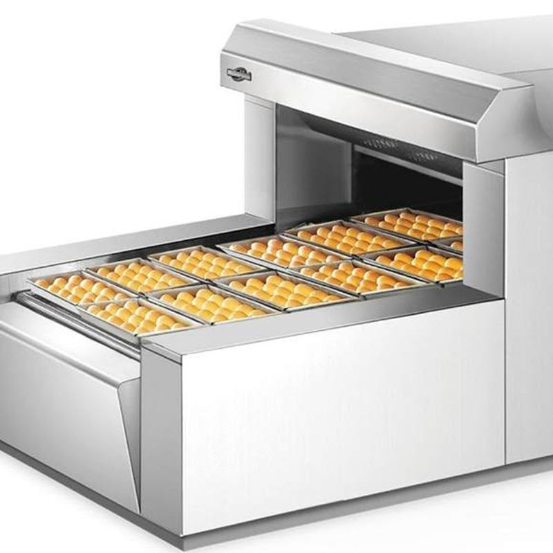 เตาอบแก๊สอุโมงค์ขนาดใหญ่สแตนเลส รุ่นเชิงพาณิชย์ สำหรับเบเกอรี่และผลิตภัณฑ์อาหาร