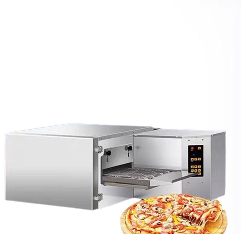 เตาอบพิซซ่าคุณภาพสูงแบบเชิงพาณิชย์ ขนาดกะทัดรัด ระบบไฟฟ้าลมร้อน รุ่นใหม่ล่าสุด