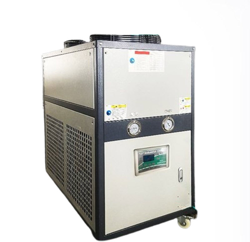 เครื่องทำความเย็นอุตสาหกรรม รุ่นเล็ก น้ำเย็นหมุนเวียน แบบใช้ลม 1HP 10L/min