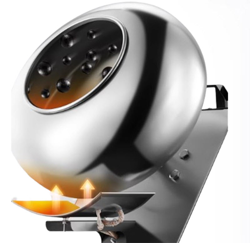 เครื่องเคลือบอาหารขนาดเล็ก รุ่น 赛特 สำหรับเคลือบช็อกโกแลตและเมล็ดพันธุ์ 220V