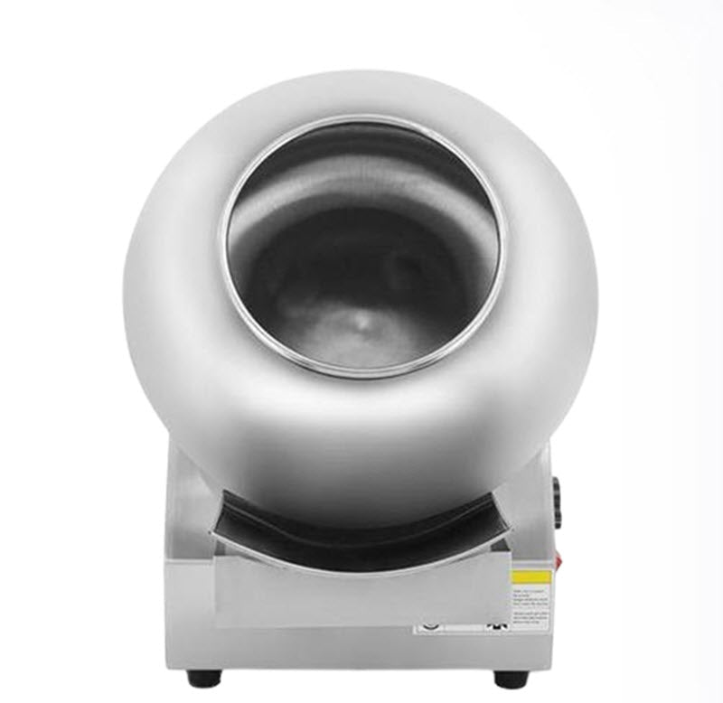 เครื่องเคลือบช็อกโกแลต สแตนเลส 304 ขนาดเล็ก หลายฟังก์ชัน สำหรับเคลือบขนมและขนม