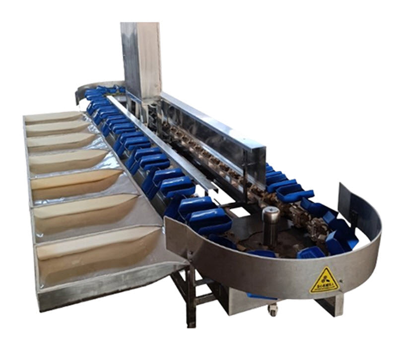 เครื่องคัดเลือกผลไม้ไฟฟ้าอัตโนมัติ รุ่นเลือกผลไม้ครบวงจร สำหรับส้ม มะละกอ กีวี แอปเปิ้ล