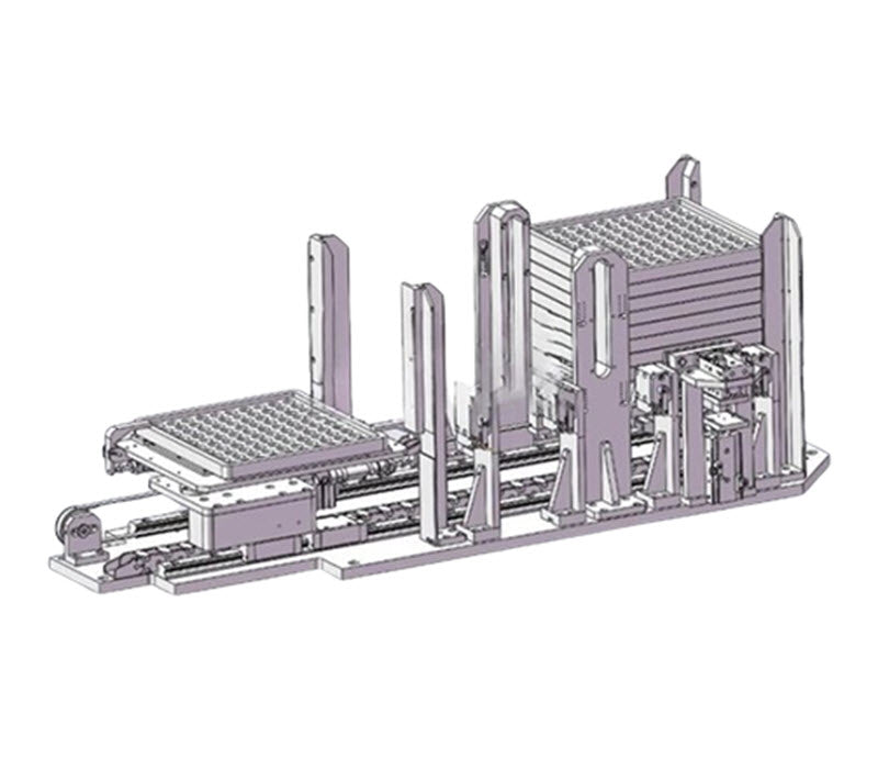 โมดูลใส่แผ่น Tray 3D CAD รุ่น 4739 ออกแบบเครื่องจักรสำหรับงานสกรีน
