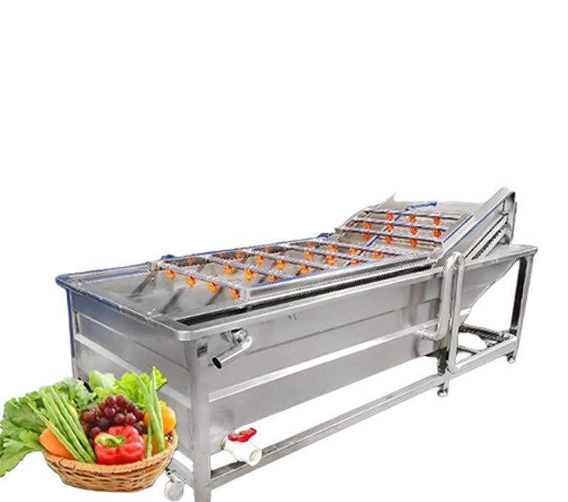 เครื่องล้างผักผลไม้แบบฟองน้ำ สำหรับการแปรรูปผลไม้สด ขนาดกระทัดรัด รุ่นมืออาชีพ