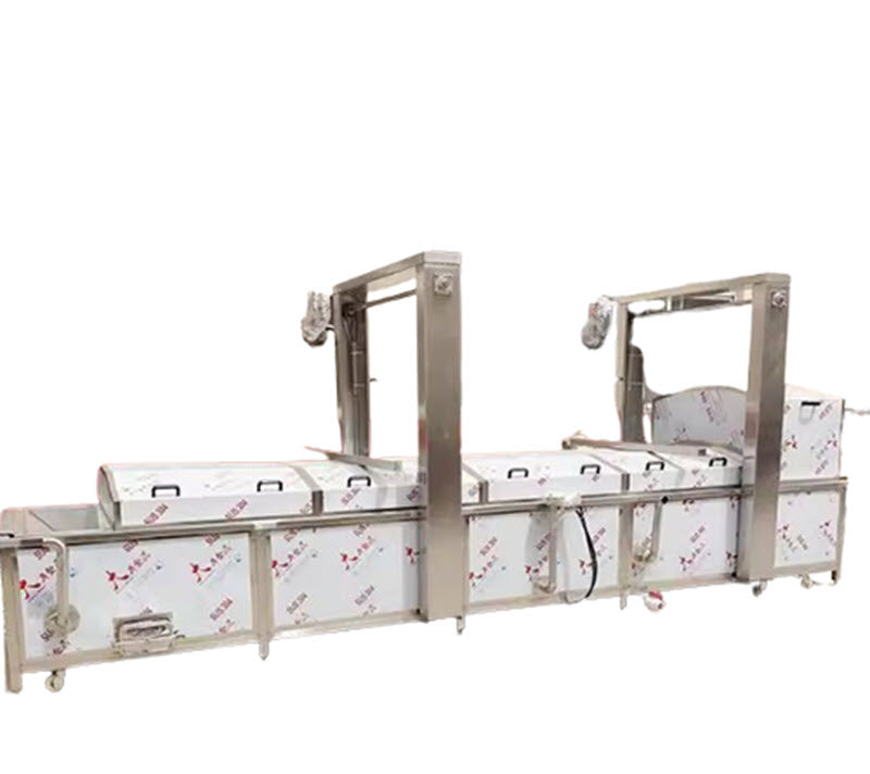 เครื่องทำผักดองบุก เส้นสายการผลิตผักแช่แข็ง ขนาดใหญ่ รุ่นต่อเนื่อง สำหรับหน่อไม้และมันฝรั่ง