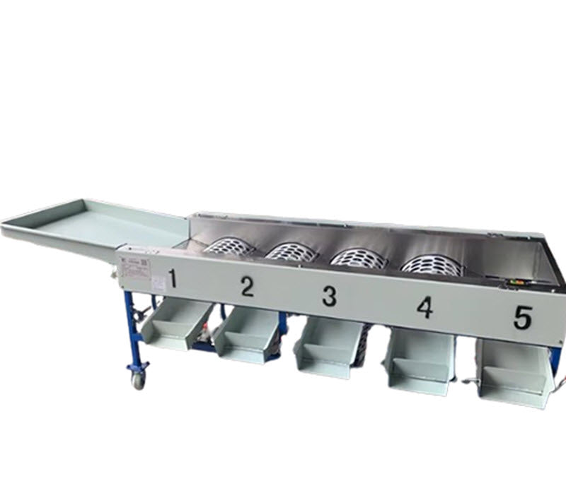 เครื่องคัดขนาดลิ้นจี่และลองกอง รุ่นใหม่ ขนาดตะแกรงปรับได้ พร้อมระบบคัดกรองคุณภาพสูง