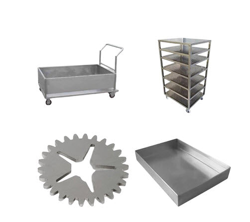 แผ่นสแตนเลสสำหรับตัดเลเซอร์ CNC ขนาดกำหนดเอง งานโลหะเชื่อม โค้งงอ พิมพ์อลูมิเนียม