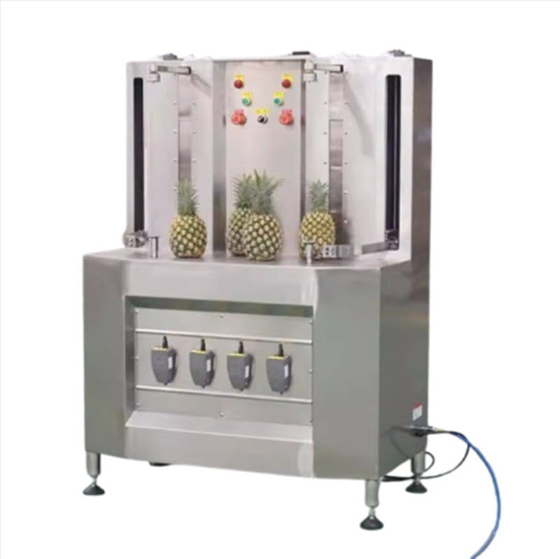 เครื่องปอกเปลือกผลไม้สองหัว สำหรับแตงกวา สับปะรด ฟักทอง สับปะรดหวาน ขนาดกะทัดรัด