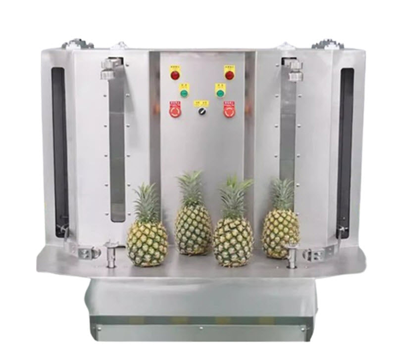 เครื่องปอกเปลือกผลไม้สองหัว สำหรับสับปะรด ฟักทอง แตงโม และมะม่วง