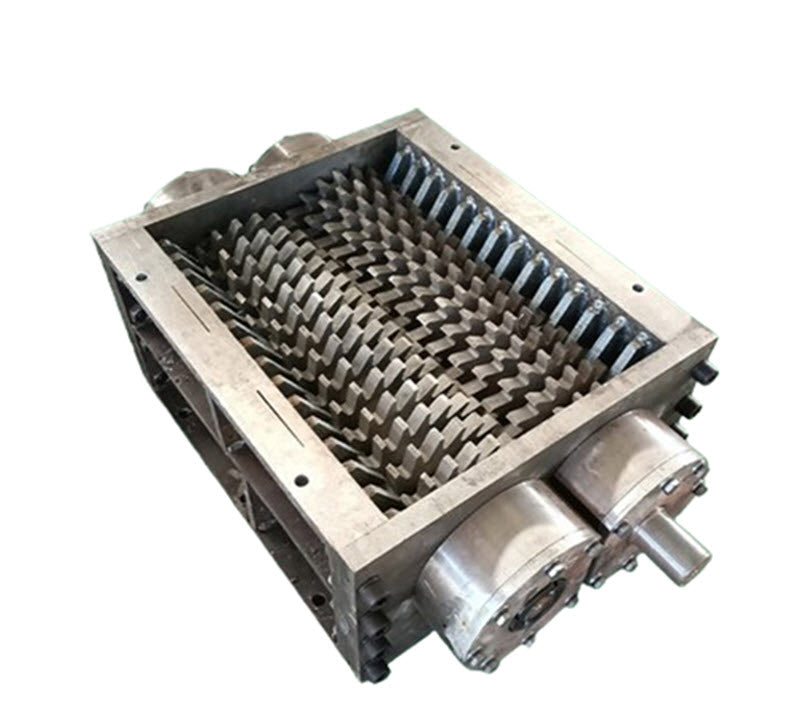 เครื่องทำลายเอกสารแบบสองแกน ขนาดเล็ก สำหรับพลาสติก อาหาร เศษเหล็ก ไม้ รุ่นพิเศษ