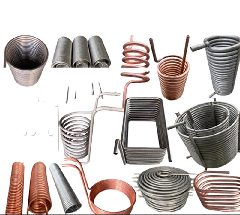 ท่อเคลือบสแตนเลส U-Shape สำหรับแลกเปลี่ยนความร้อน ขนาดกำหนดเอง รูปทรงเกลียว