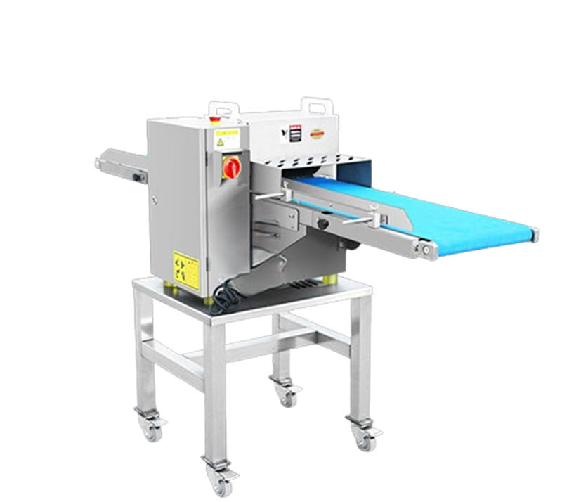 เครื่องตัดเนื้อสดอัตโนมัติ สำหรับเนื้อหมู เนื้อวัว ขนาดพาณิชย์ ตัดเป็นชิ้นและเส้น