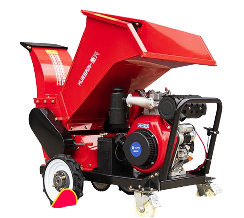 เครื่องบดกิ่งไม้ รุ่นใหม่ สำหรับสวน ขนาดเล็ก เคลื่อนที่ได้ ใช้งานง่าย เหมาะกับการทำสวน