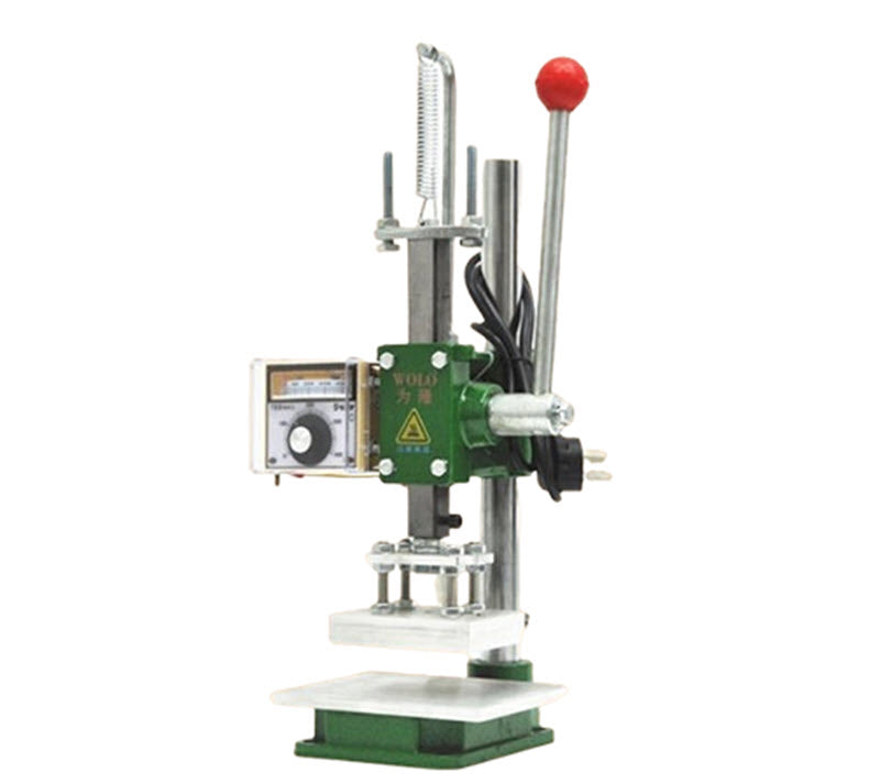 เครื่องปั๊มลายทองคำแบบมือขนาดเล็กสำหรับหนัง กระดาษ แผ่นไม้ รุ่นใหม่