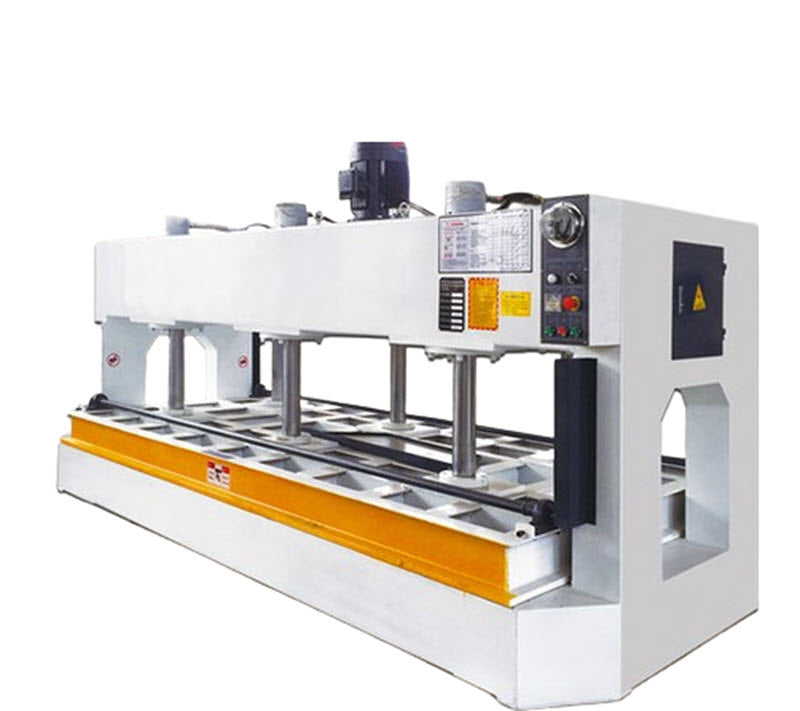 เครื่องกดไฮดรอลิกอัตโนมัติ 50 ตัน สำหรับไม้และแผ่นอลูมิเนียม รุ่นเย็บแน่น