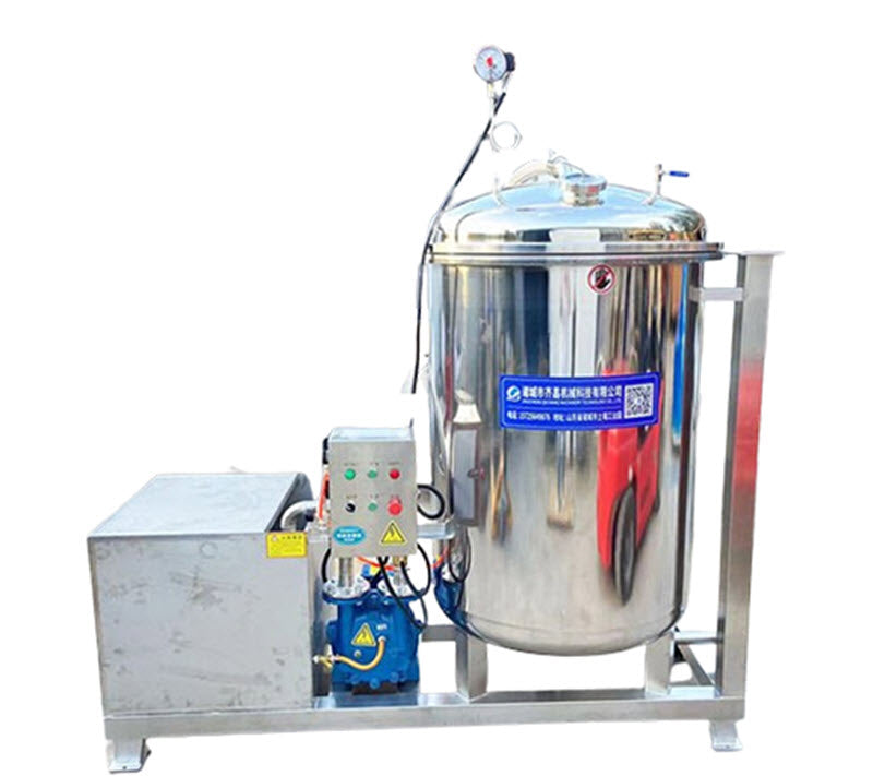 เครื่องทำขนมแห้งและน้ำตาลเข้มข้น แบบสูญญากาศ รุ่นมืออาชีพ ขนาด 50 ลิตร สำหรับผลไม้สด