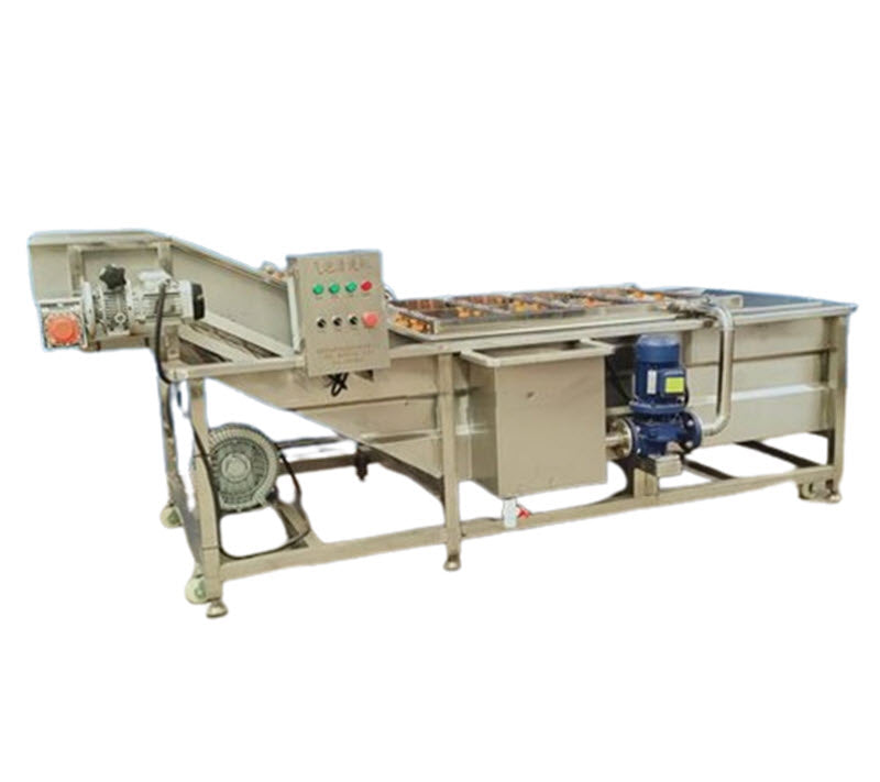 เครื่องล้างผลไม้และผักอัตโนมัติ ระบบทำความสะอาดแบบพ่นน้ำ สำหรับแอปเปิ้ล ข้าวโพด และมหาสมุทร