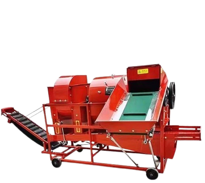 เครื่องเก็บถั่วลิสงแบบเปียก-แห้ง มอเตอร์ไฟฟ้า รุ่นมือจับ ใช้งานง่าย พร้อมเครื่องแยกถั่วลิสง