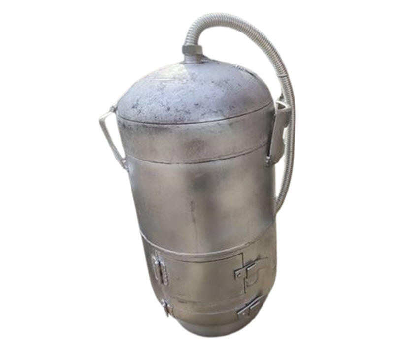 เตาเผาถ่านขนาดเล็ก สำหรับบ้าน รุ่นไม้แปรรูป ทำจากวัสดุไม้สัก เหมาะสำหรับทำถ่านวอลนัทและชาดำ