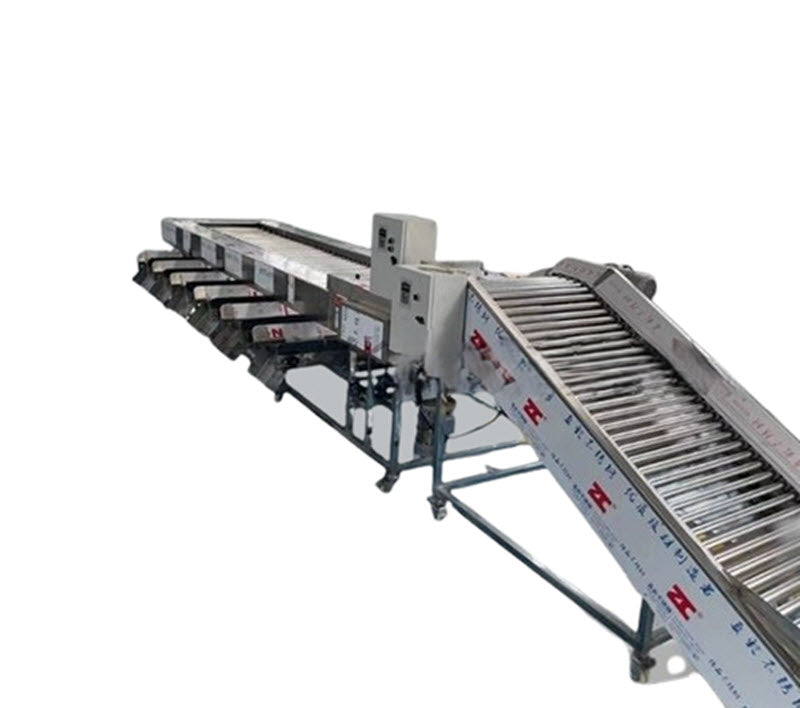 เครื่องคัดแยกผลไม้柑橘 ขนาดเล็ก สำหรับส้มและแอปเปิ้ล พร้อมระบบล้างและเคลือบ