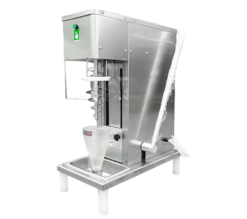 เครื่องทำไอศกรีมผลไม้และโยเกิร์ตมือหมุน รุ่นเชฟ สเตนเลส ขนาด 1.5 ลิตร สำหรับร้านค้า