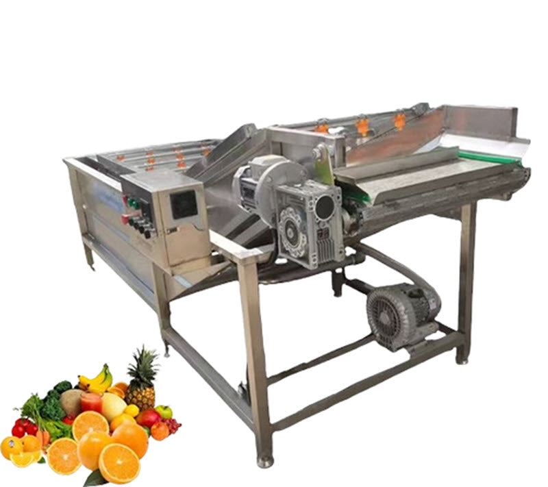 เครื่องล้างผักผลไม้ฟองสบู่ รุ่นจัดเตรียมอาหาร ออกแบบสำหรับล้างส้มโอและมังกร