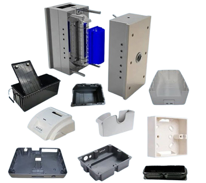 บริการออกแบบและผลิตชิ้นส่วนพลาสติกตามสั่ง, แม่พิมพ์ไนลอน PA66, ABS, PC, ขนาดตามต้องการ