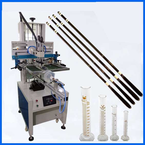 เครื่องสกรีนทรงกระบอก Curved Screen Printing Machine รุ่น HY-500R